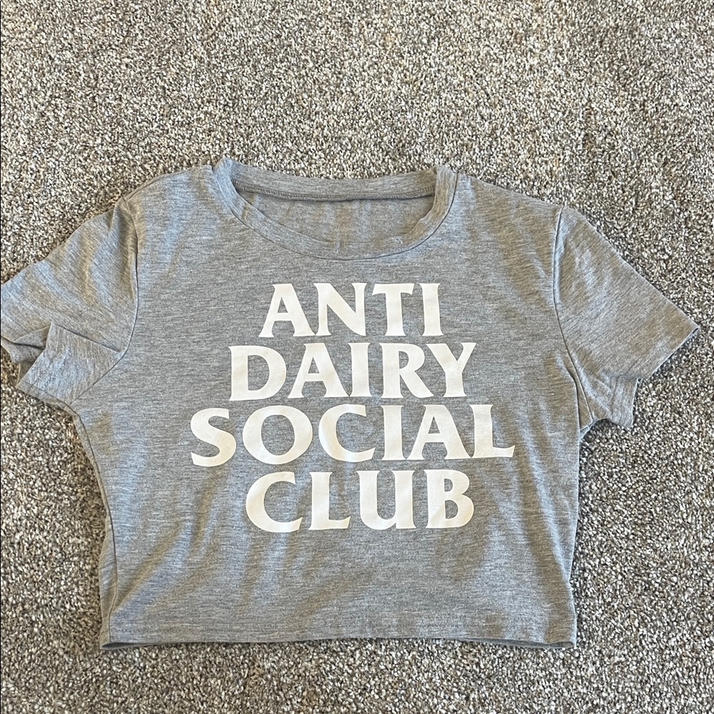 Crop Top Grey